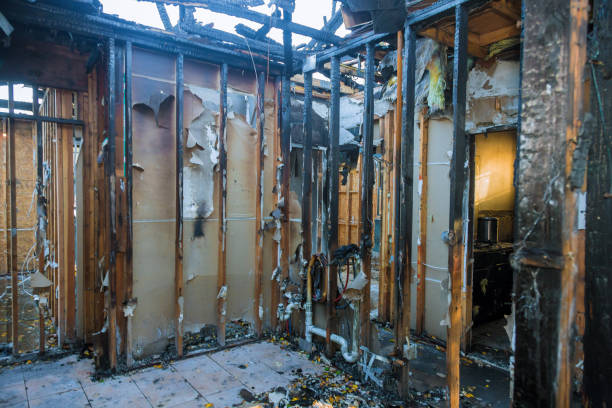 Professional Fire Damage Repair technician working in Beachwood, NJ